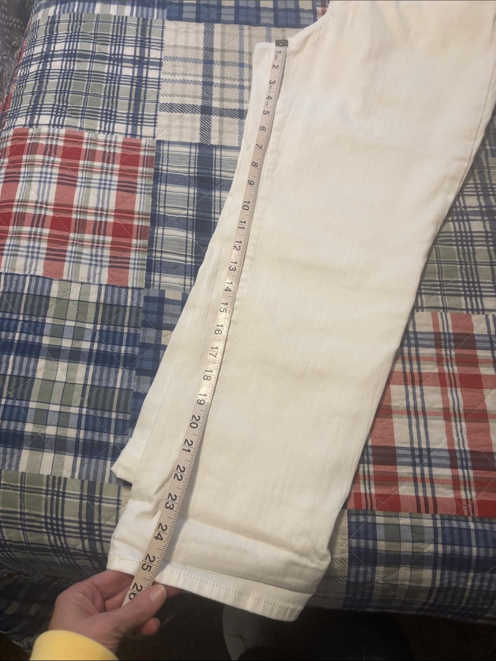 LOFT Boyfriend Jeans in White